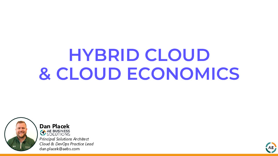 4. AE Business Solutions Slides: Hybrid Cloud and Cloud Economics thumbnail